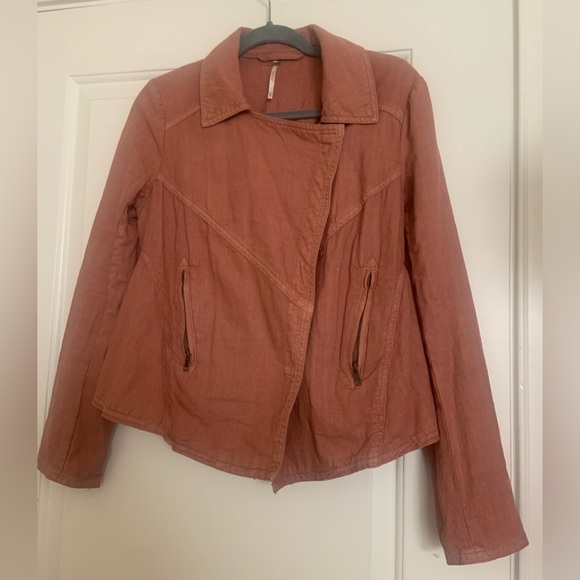 Free People Rose Tan Size XS Jacket - Picture 4 of 5